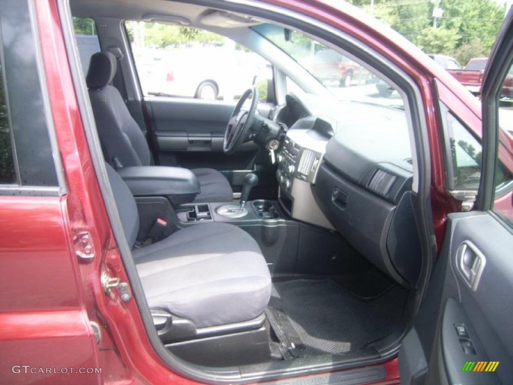 2004 Endeavor LS AWD - Ultra Red Pearl / Charcoal Gray photo #15