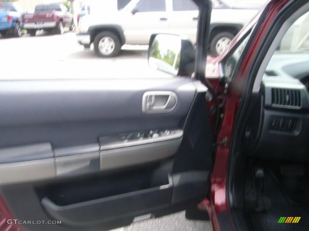 2004 Endeavor LS AWD - Ultra Red Pearl / Charcoal Gray photo #16