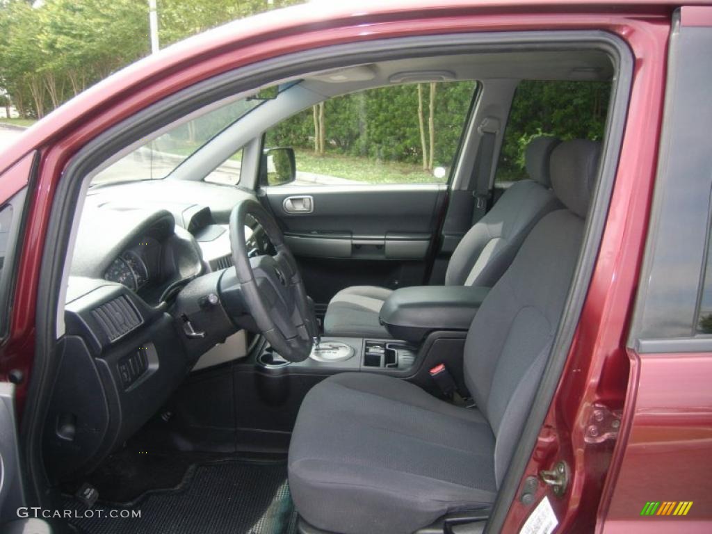 2004 Endeavor LS AWD - Ultra Red Pearl / Charcoal Gray photo #17