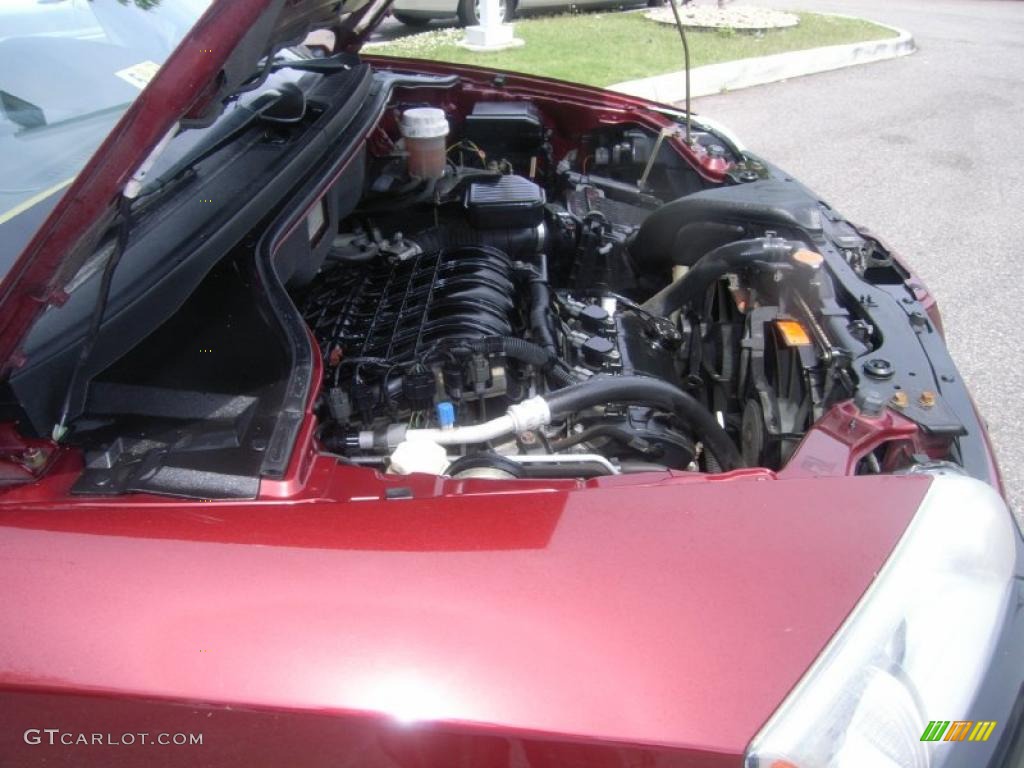 2004 Endeavor LS AWD - Ultra Red Pearl / Charcoal Gray photo #23