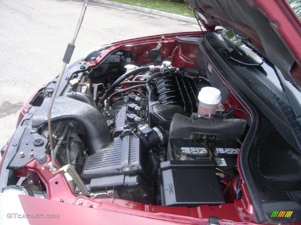 2004 Endeavor LS AWD - Ultra Red Pearl / Charcoal Gray photo #25