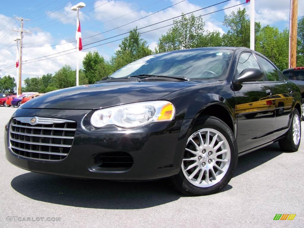 2005 Sebring Sedan - Brilliant Black / Dark Slate Gray photo #1