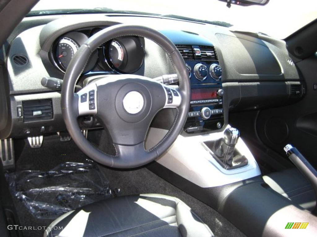 2008 Saturn Sky Red Line Roadster Black Dashboard Photo #30232119