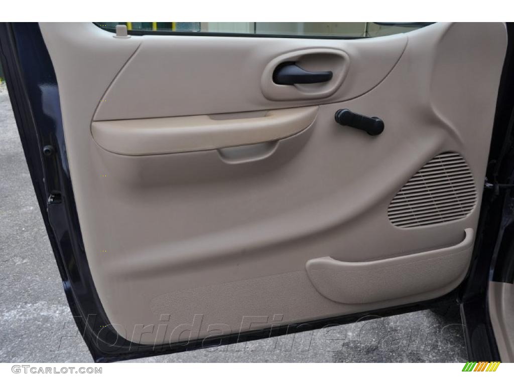 1999 F150 XL Regular Cab 4x4 - Deep Wedgewood Blue Metallic / Medium Prairie Tan photo #8