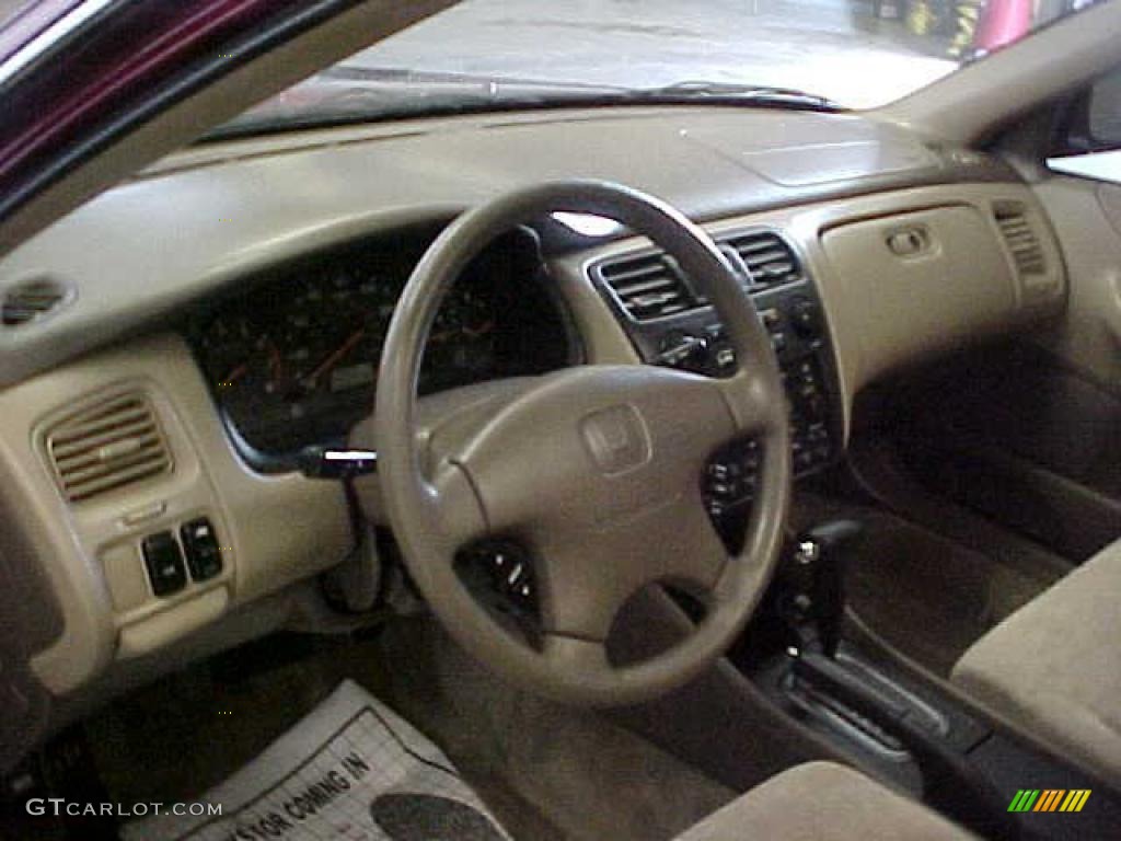 2002 Accord EX Sedan - San Marino Red / Ivory photo #18