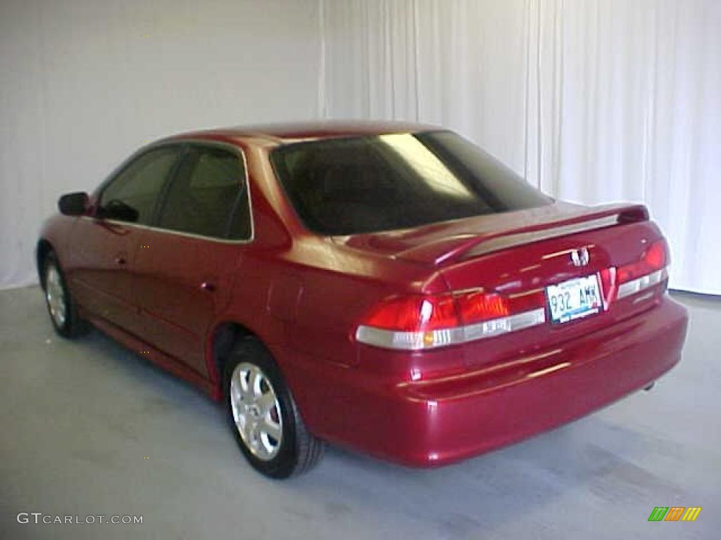 2002 Accord EX Sedan - San Marino Red / Ivory photo #27