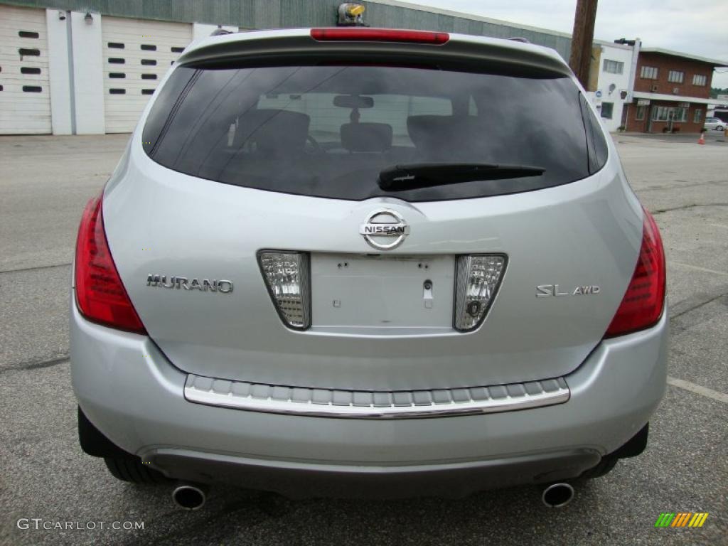 2006 Murano SL AWD - Brilliant Silver Metallic / Charcoal photo #9