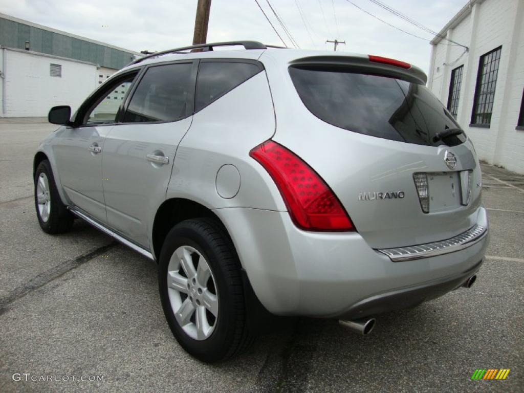 2006 Murano SL AWD - Brilliant Silver Metallic / Charcoal photo #10