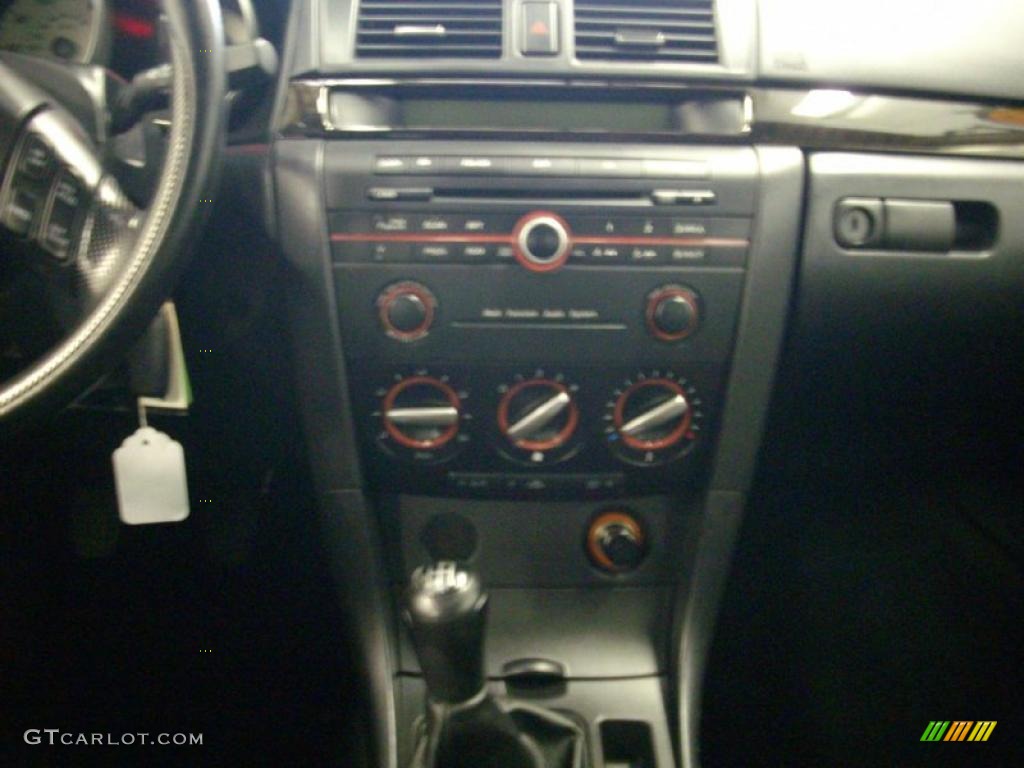 2008 MAZDA3 i Touring Sedan - Galaxy Gray Mica / Black photo #9