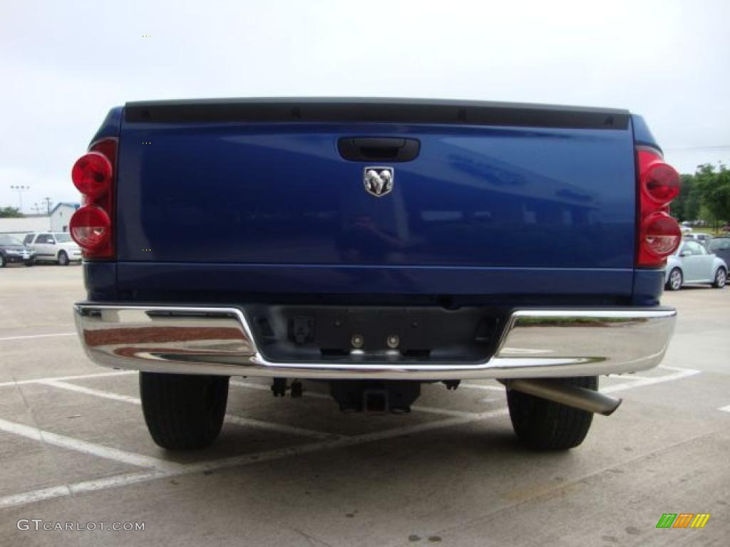 2008 Ram 1500 SXT Regular Cab - Patriot Blue Pearl / Medium Slate Gray photo #4