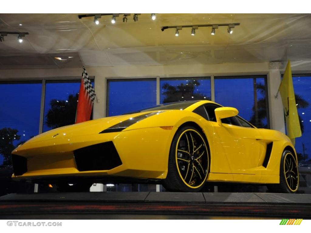 2004 Gallardo Coupe - Giallo Midas / Nero Perseus photo #3