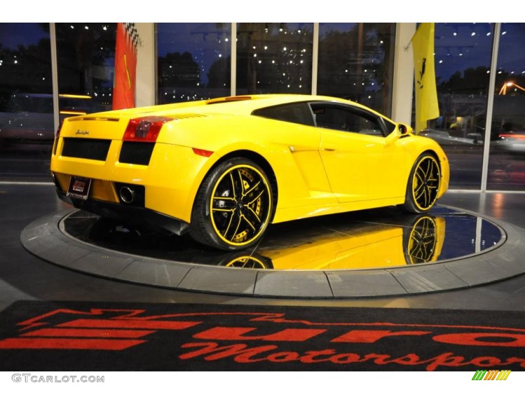 2004 Gallardo Coupe - Giallo Midas / Nero Perseus photo #35