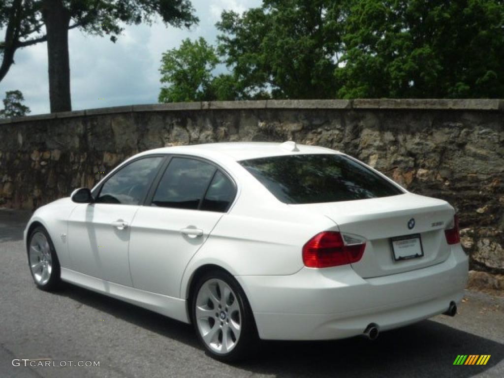 2008 3 Series 335i Sedan - Alpine White / Black photo #4