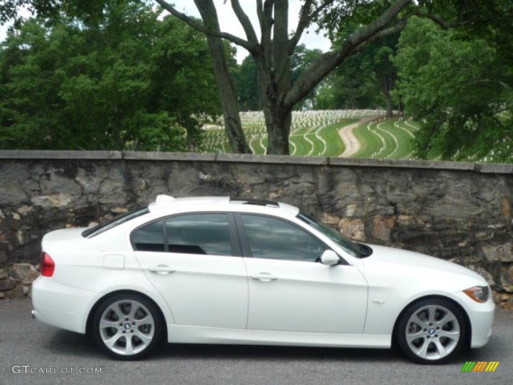 2008 3 Series 335i Sedan - Alpine White / Black photo #11