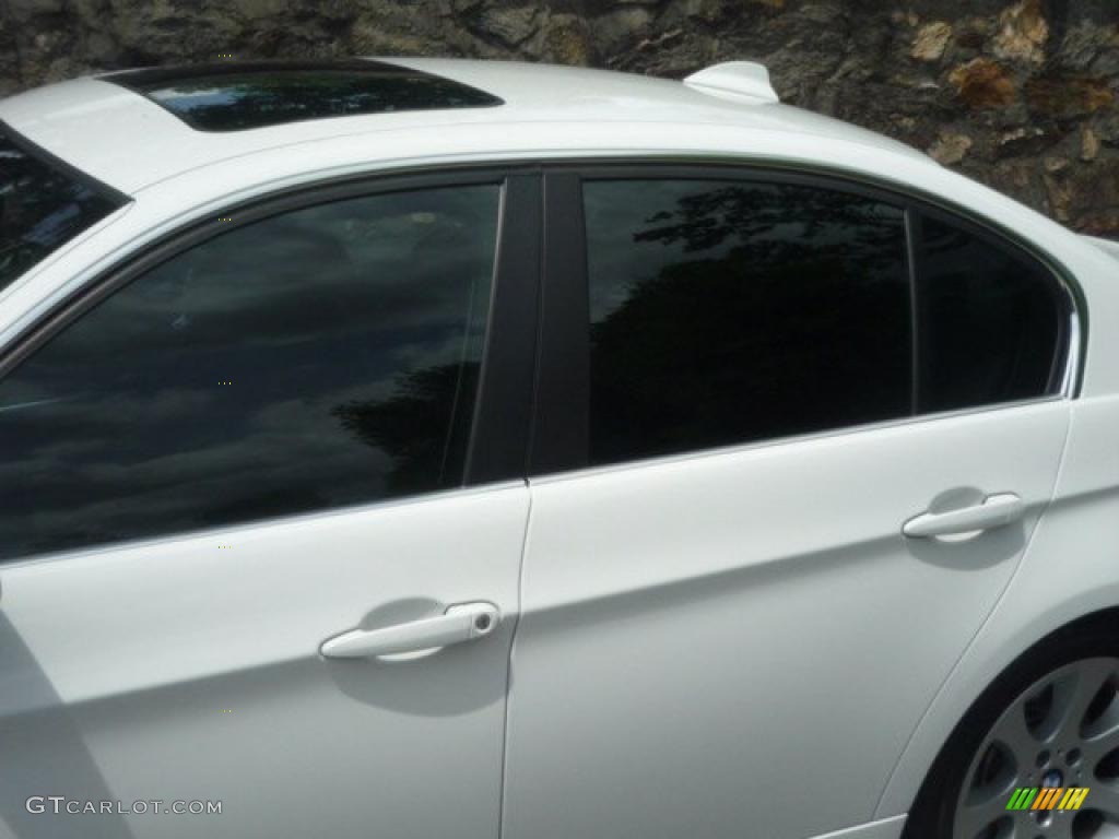 2008 3 Series 335i Sedan - Alpine White / Black photo #22