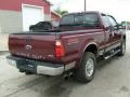 2008 Dark Toreador Red Ford F250 Super Duty Lariat SuperCab 4x4  photo #5