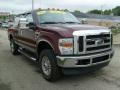 Dark Toreador Red - F250 Super Duty Lariat SuperCab 4x4 Photo No. 6