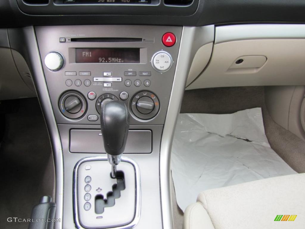 2008 Legacy 2.5i Sedan - Satin White Pearl / Warm Ivory photo #7