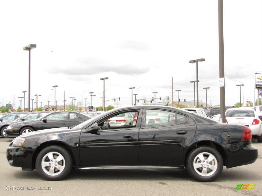 2008 Grand Prix Sedan - Black / Ebony photo #1