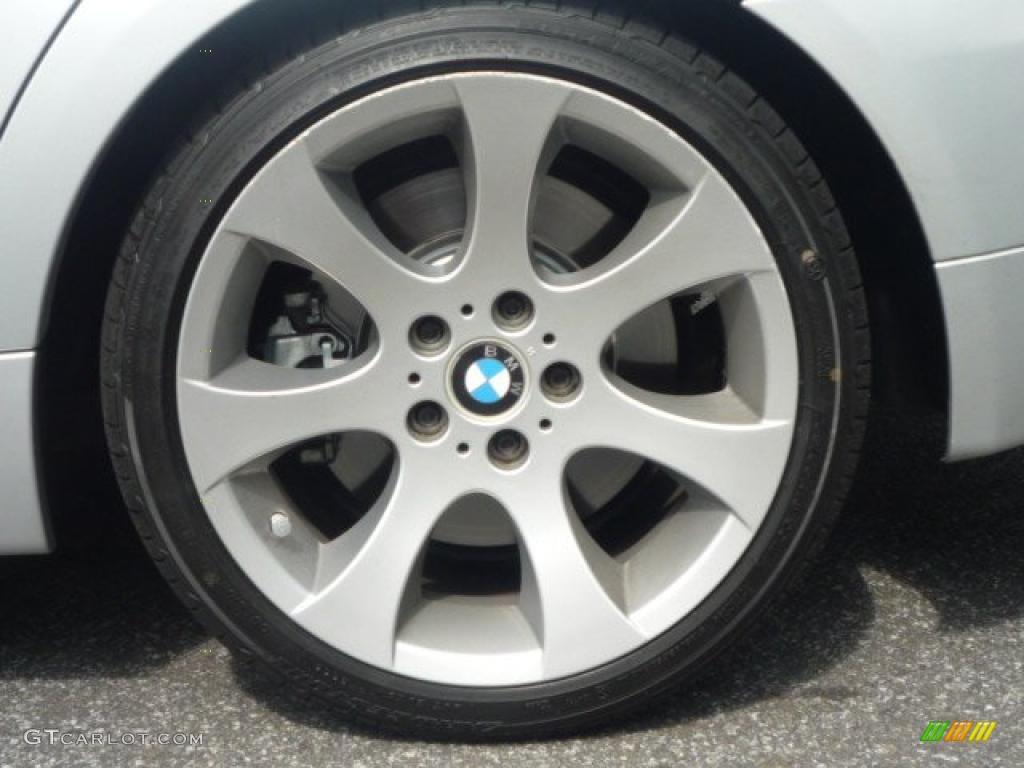 2007 3 Series 335i Sedan - Titanium Silver Metallic / Grey photo #32