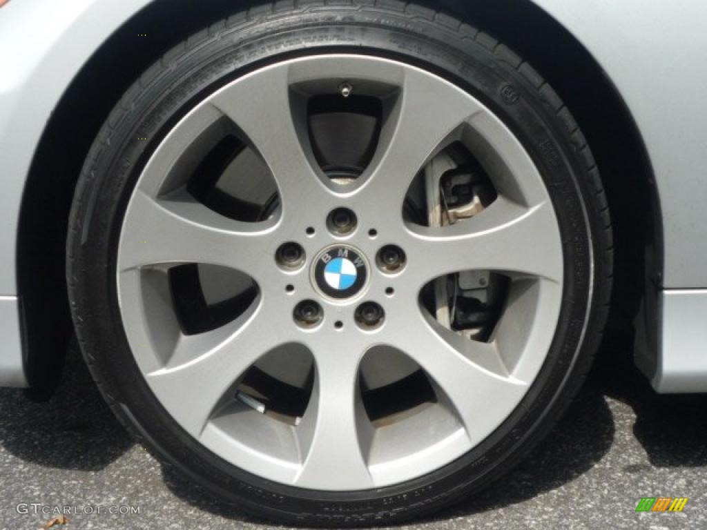 2007 3 Series 335i Sedan - Titanium Silver Metallic / Grey photo #33
