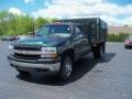 2002 Forest Green Metallic Chevrolet Silverado 3500 Extended Cab Chassis  photo #2