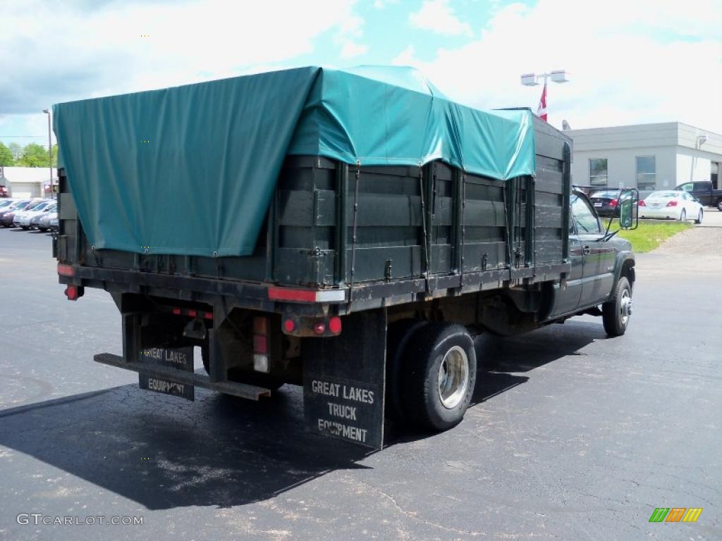 2002 Silverado 3500 Extended Cab Chassis - Forest Green Metallic / Tan photo #5