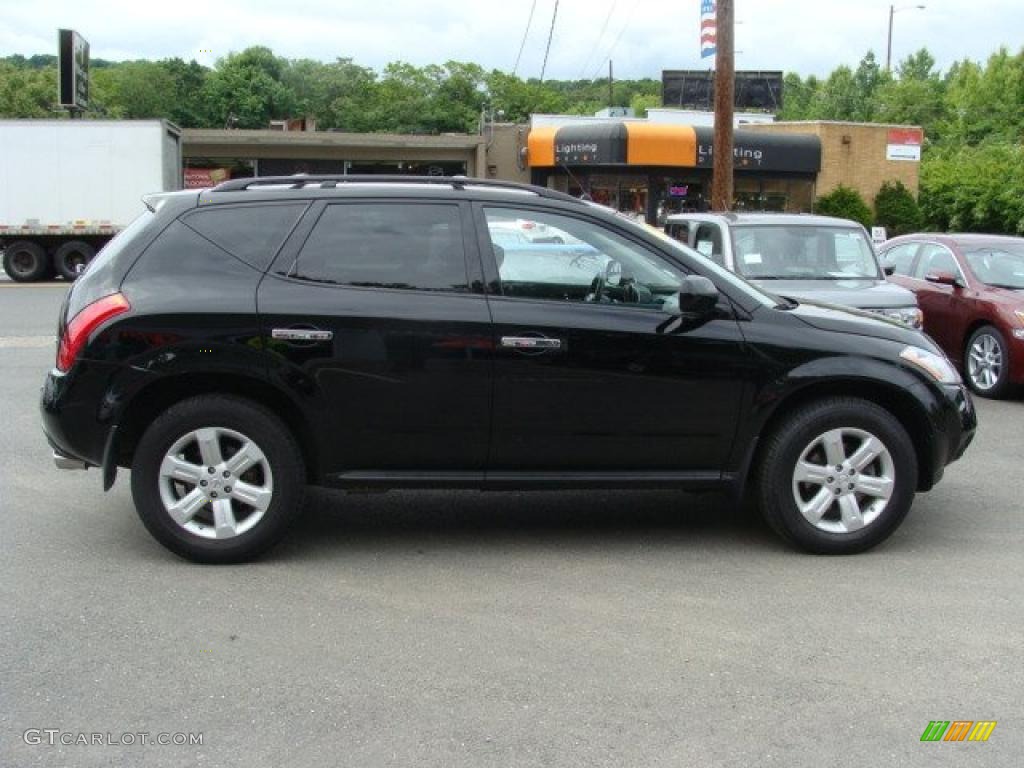 2007 Murano S AWD - Super Black / Charcoal photo #4