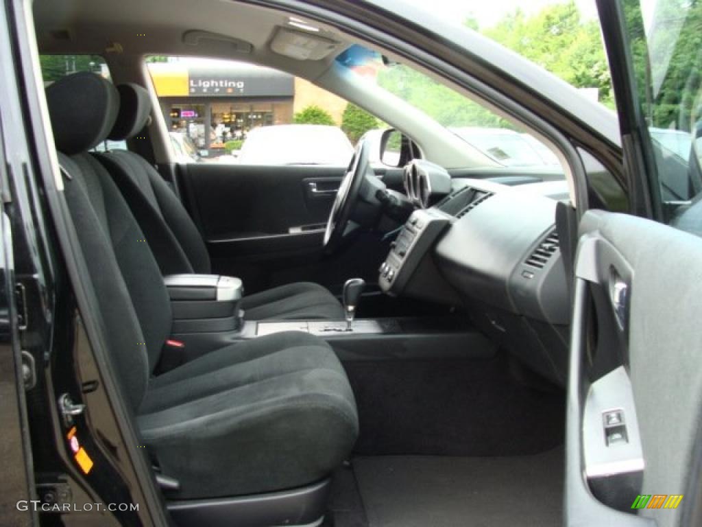 2007 Murano S AWD - Super Black / Charcoal photo #22