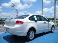 2010 White Suede Ford Focus SE Sedan  photo #3