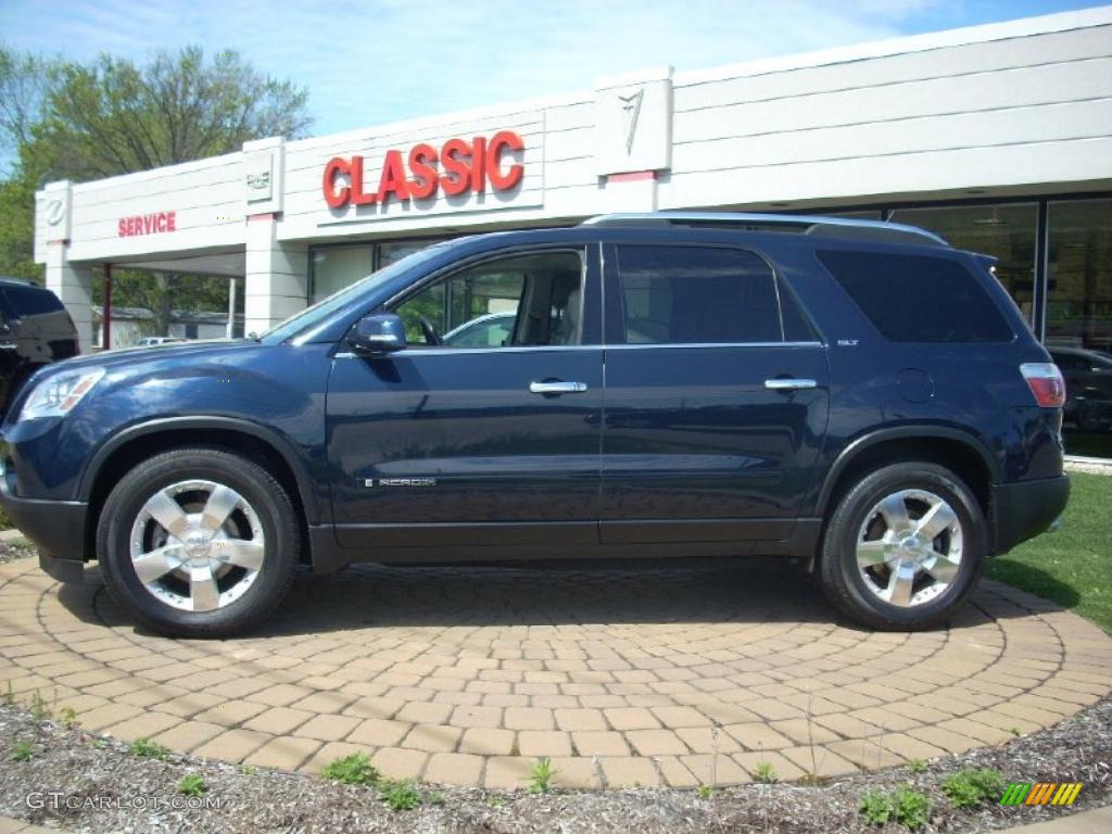 2007 Acadia SLT - Deep Blue Metallic / Titanium photo #1