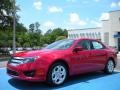 2010 Red Candy Metallic Ford Fusion SE  photo #1