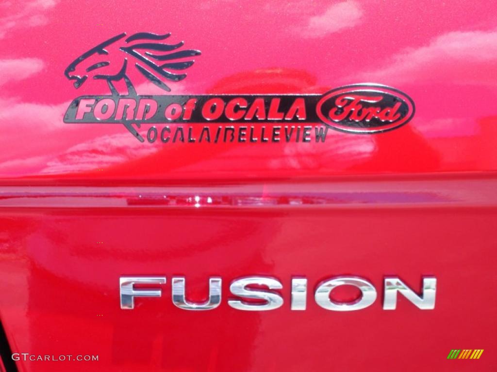 2010 Fusion SEL - Red Candy Metallic / Medium Light Stone photo #4