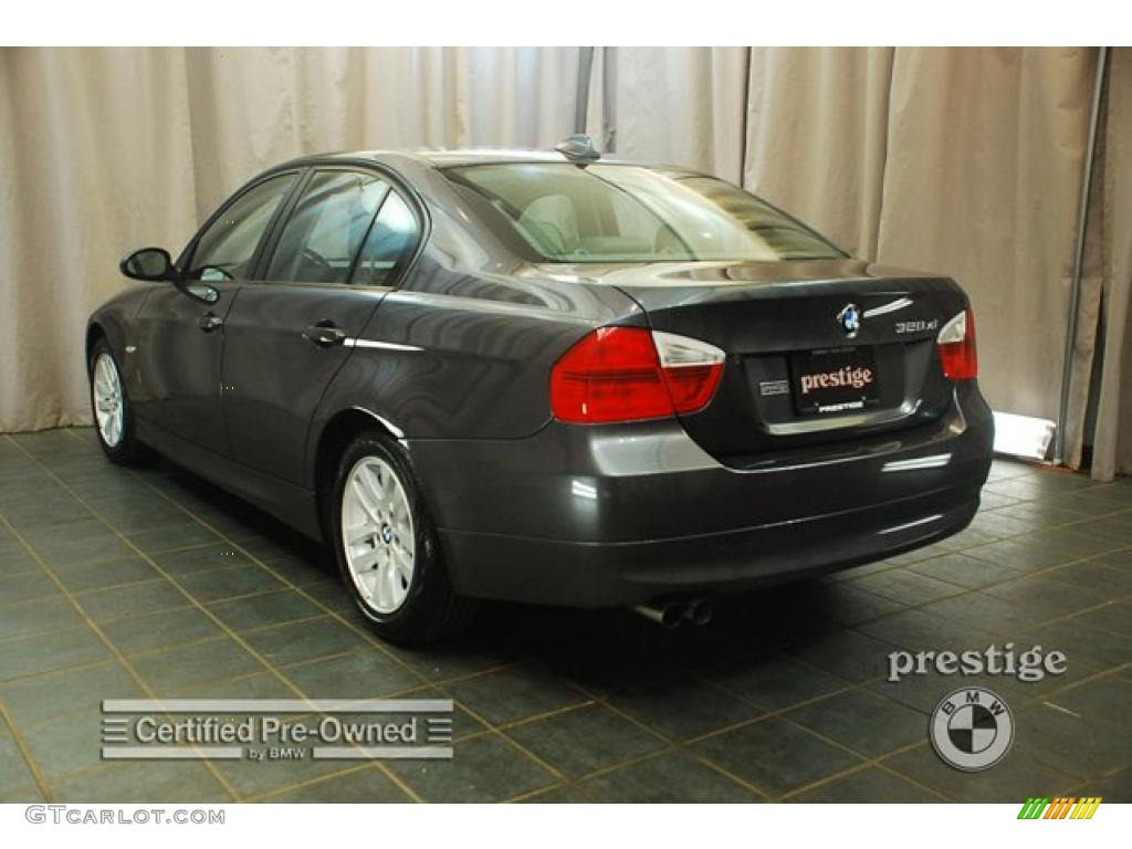 2007 3 Series 328xi Sedan - Sparkling Graphite Metallic / Grey photo #4