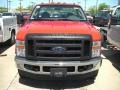 2010 Vermillion Red Ford F350 Super Duty XL Regular Cab 4x4 Chassis  photo #2