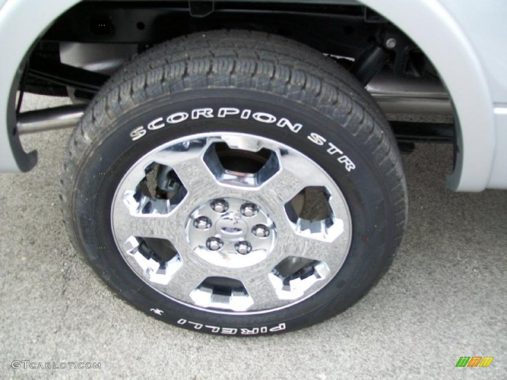2010 F150 XLT SuperCrew - Ingot Silver Metallic / Black photo #7