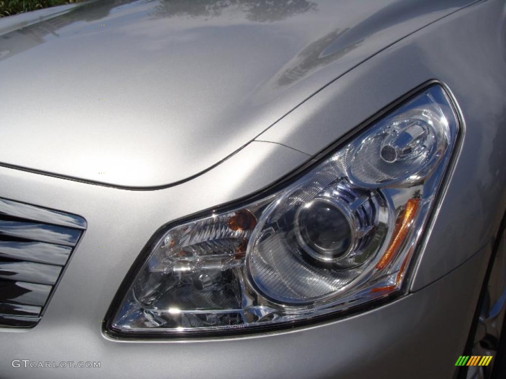 2008 G 35 x Sedan - Liquid Platinum Silver / Graphite photo #2