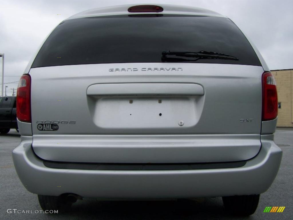 2007 Grand Caravan SXT - Bright Silver Metallic / Medium Slate Gray photo #5