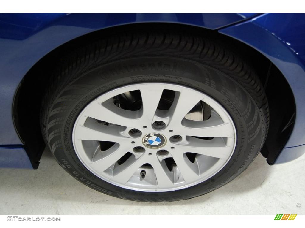 2007 3 Series 328i Wagon - Montego Blue Metallic / Black photo #3