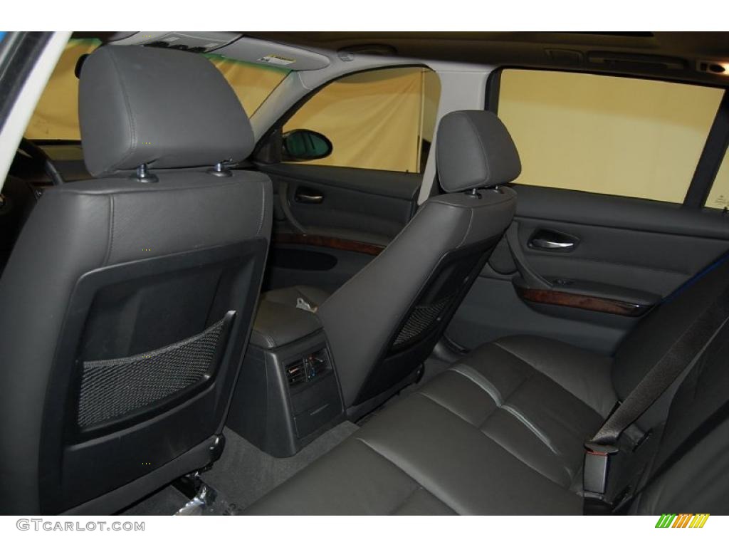 2007 3 Series 328i Wagon - Montego Blue Metallic / Black photo #24