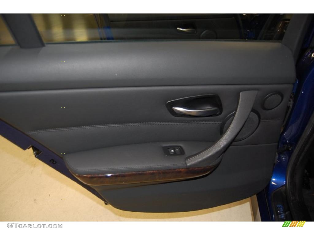 2007 3 Series 328i Wagon - Montego Blue Metallic / Black photo #28