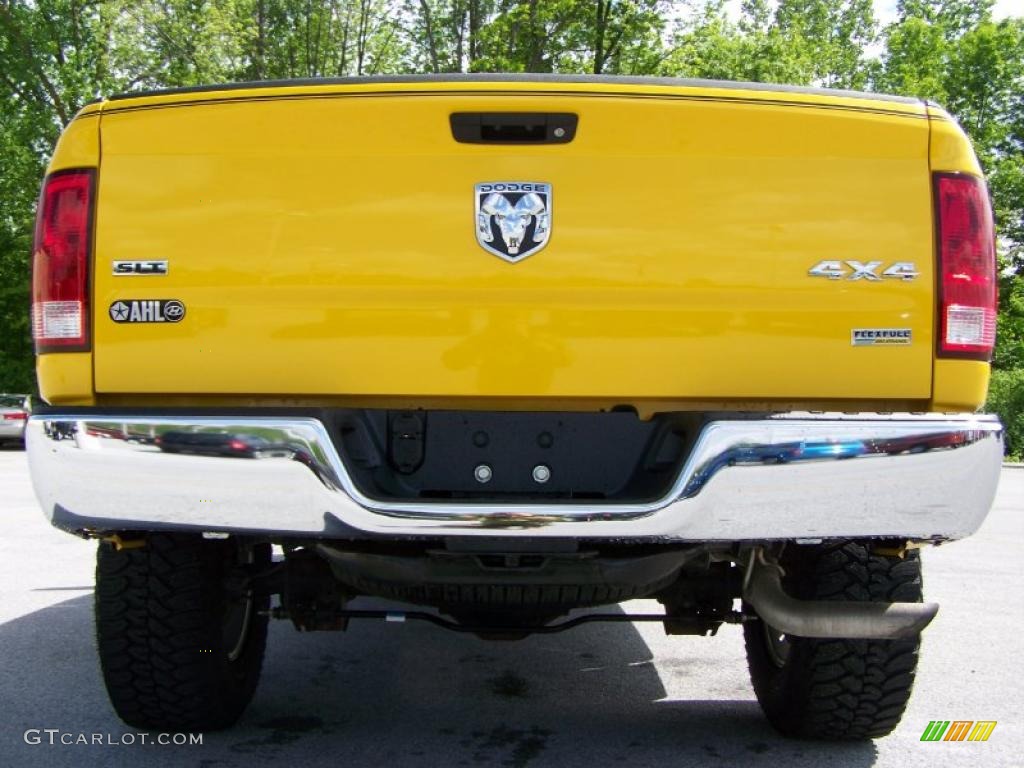 2009 Ram 1500 SLT Quad Cab 4x4 - Detonator Yellow / Dark Slate/Medium Graystone photo #5
