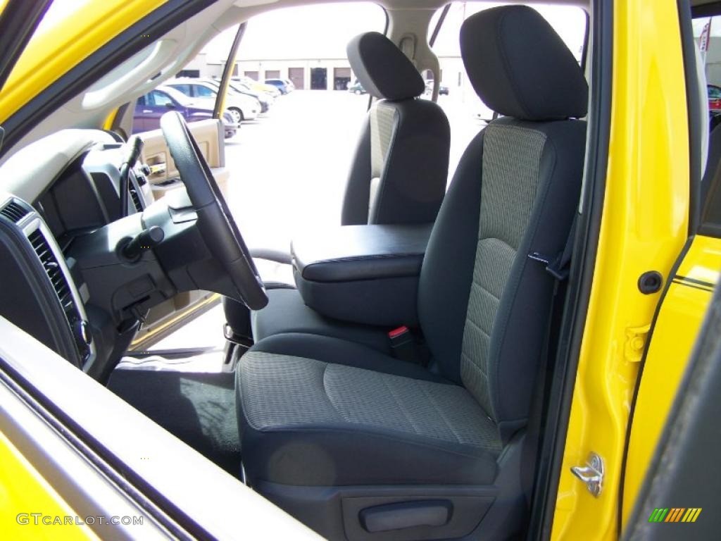 2009 Ram 1500 SLT Quad Cab 4x4 - Detonator Yellow / Dark Slate/Medium Graystone photo #10