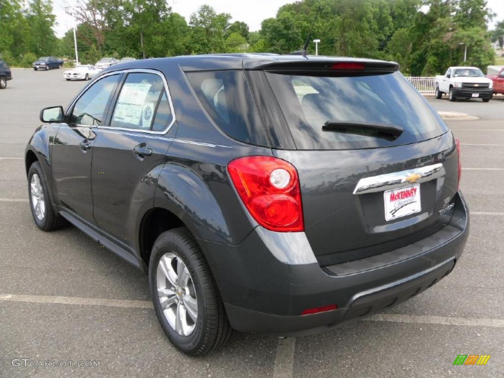 2010 Equinox LS - Cyber Gray Metallic / Jet Black photo #2