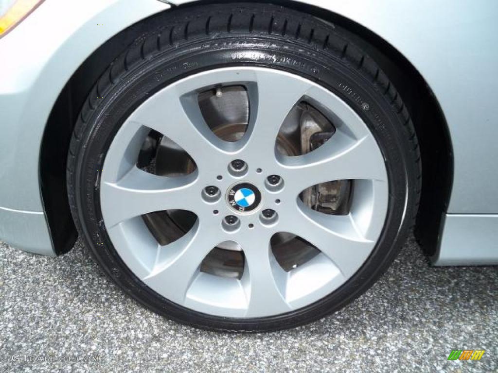 2007 3 Series 335i Sedan - Titanium Silver Metallic / Grey photo #11