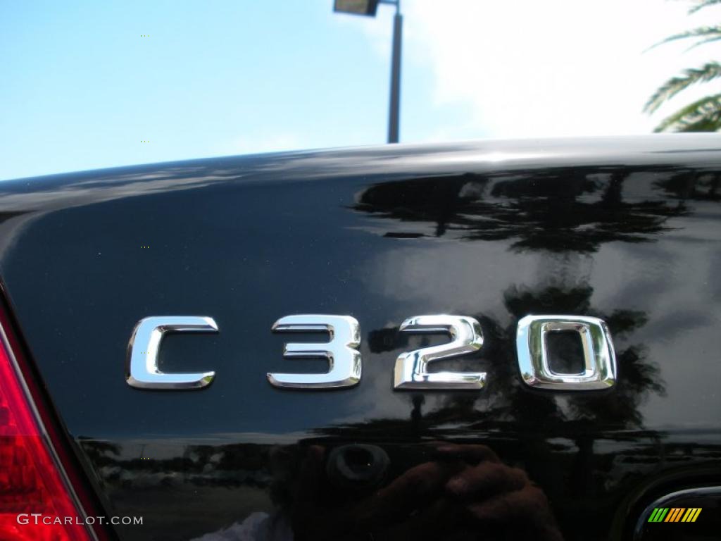 2005 C 320 Sedan - Black / Stone photo #9