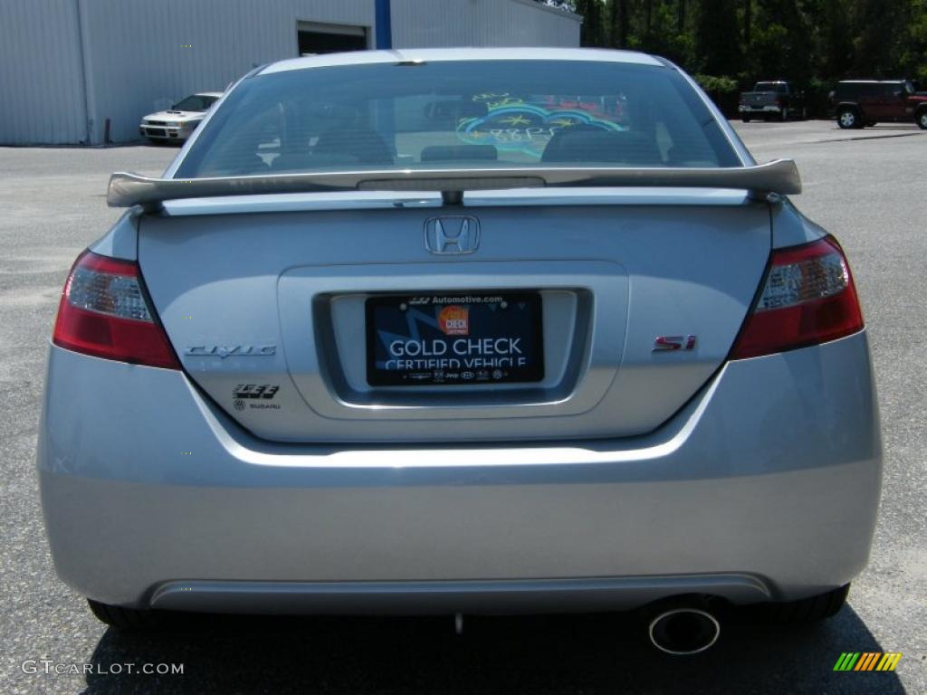 2009 Civic Si Coupe - Alabaster Silver Metallic / Black photo #4
