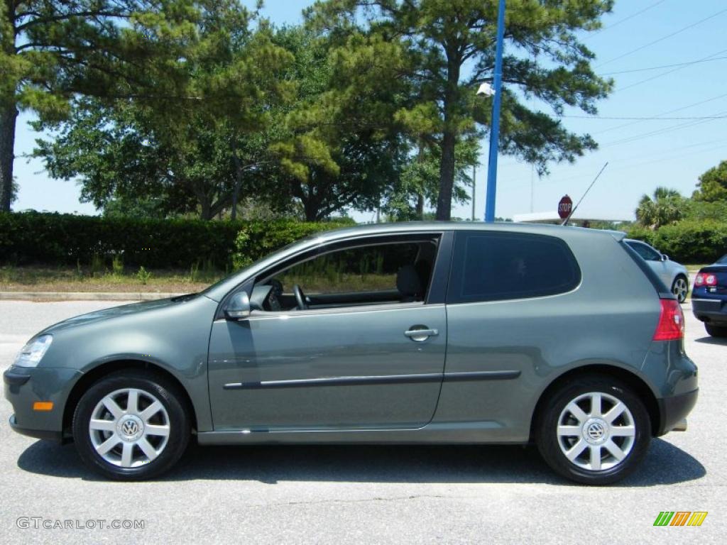 2008 Rabbit 2 Door - Sage Green Metallic / Anthracite Black photo #2