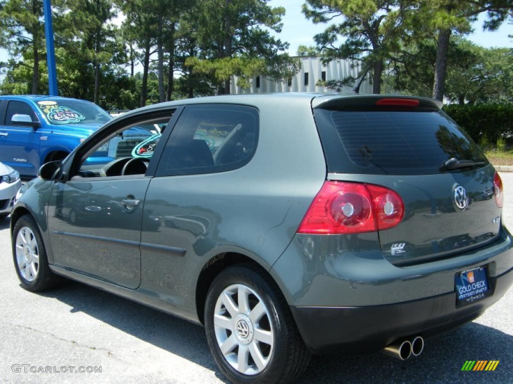 2008 Rabbit 2 Door - Sage Green Metallic / Anthracite Black photo #3