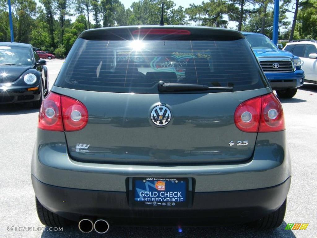2008 Rabbit 2 Door - Sage Green Metallic / Anthracite Black photo #4